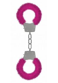 Ouch Pleasure Handcuffs Furry Pink