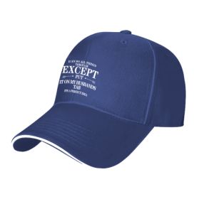 Travel Sun Hat Student's Hat Sun Hat (Option: Blue-One size)