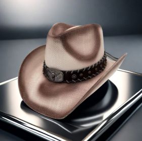 Western Panamanian Cowboy Usa Hat Sailor Dance (Option: Light brown-M)