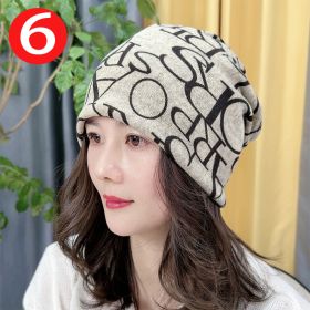 Cold-proof Twisted Hat Riding Fashion Scarf And Hat (Option: No 6-Free Size)