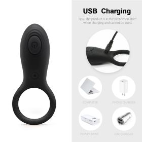 Cock Ring for Men Erection Enhancing Stay Harder Strechy Penis Ring with Triple Penis Rings Personal Cockrings Male Adult Sex Toys for Men Couples Ple (Color: black)