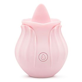 2022 New Frequency Vibration SuckinGModes-Waterproof Hand Wand Massager with Multi Function,Medical Silicone,Rechargeable USB (Color: pink)