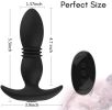 Anal Bead 10 Modes Adult Sex toys with Remote Control -Anal Stimulator Vibrating Anus Plug for Men;  Women and Couples Butt Plug;  Soft Silicone Anal