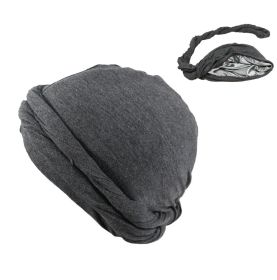 Men's Fashionable New Headband Hat (Option: Dark Grey-XL)